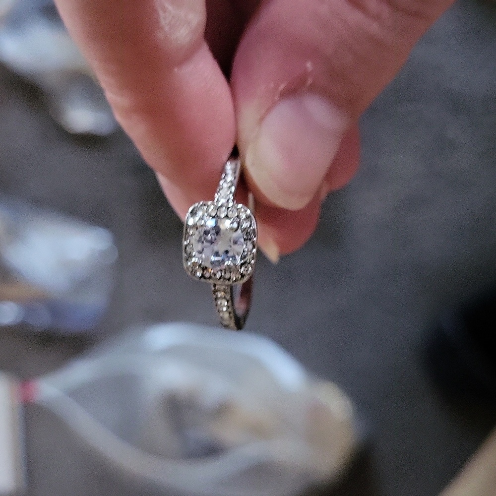 Silver Gemstone Ring
